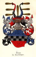 Slektsvåpen Friis (af Haraldskær) Slektsvåpen Friis (af Haraldskær)